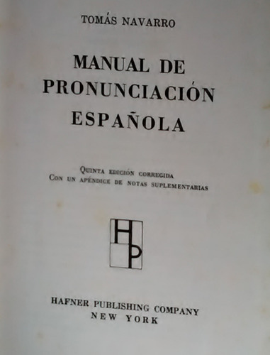 Manual De Pronunciacion Española 