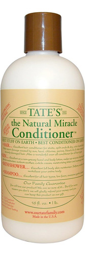 Shampoo Tates Natural Miracle 18 Ml E Condicionador 18 Ml