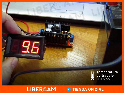 Imagen 8 de 10 de Voltimetro De Panel Digital 3 Digitos 12v - 24v De 3 Cables