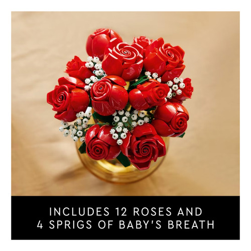 Lego Ramo De Rosas De Iconos, Set Para Construir 10328. 822 Rosas
