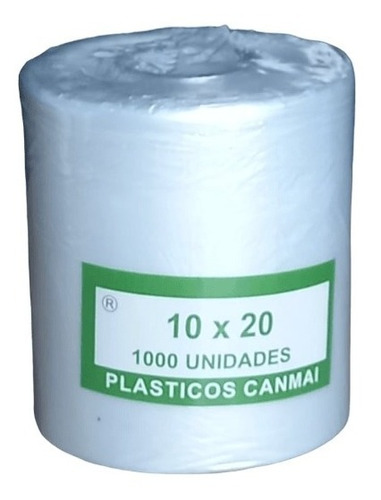 Rollo De 1000 Bolsas 10x20