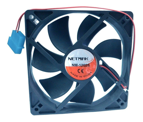 Imagen 4 de 5 de Turbina Fan Cooler 12v 12x12cm Netmak/noga Pc Molex