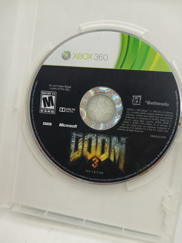 Doom 3 Bfg Edition Xbox 360 Original (Usado)