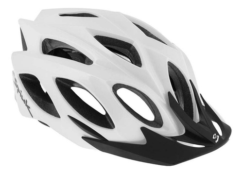 Capacete Ciclismo Bike Mtb Feminino Masculino Viseira Origin Cor Branco Tamanho P/m