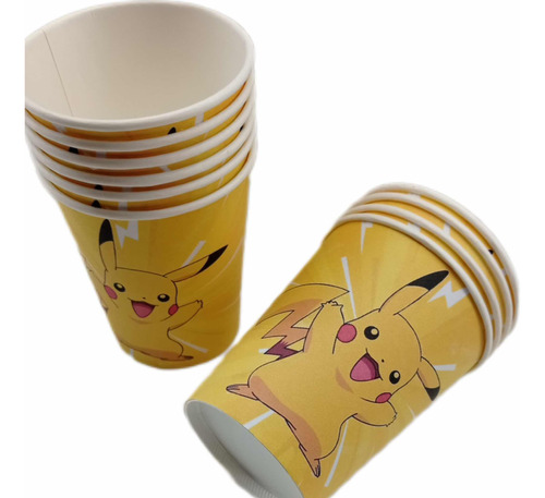 Vasos Descartables  Personalizados Pokemon