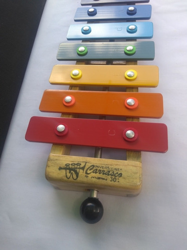 Xilofono Marimba 8 Notas De Colores W Carrasco