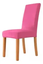 Comprar Funda para silla DECOFUNDAS Paris color fucsia de 60cm de largo con respaldo de 45cm x 55cm con asiento de 45cm x 45cm - pack x 6 unidades
