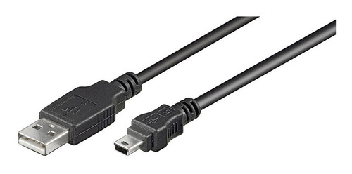 Cable Usb A Usb Mini 5 Pin Negro