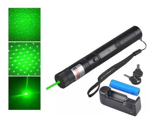  Puntero Laser Verde Astronomico Bateria 1000mw 