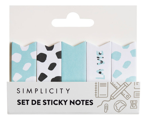 Sticky Notes Simplicity Punta V X 5 Un