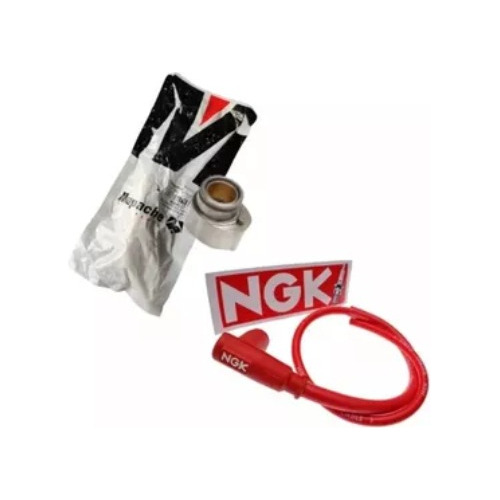 Ngk Cable De Bujia Moto De Competencia + Leva Racing Nkd 125