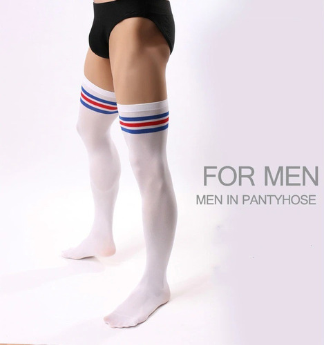 Imagen 6 de 7 de Calcetas Largas Para Hombre, Tipo Medias