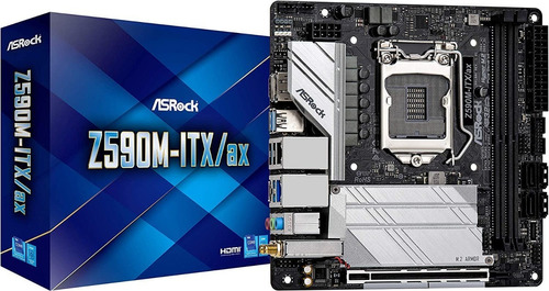 Motherboard Asrock Z590m-itx/ax/intel 10 Y 11/lga 1200/ddr4