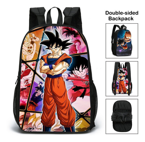 Mochila Goku De Anime Dragon Ball Para Escuela Primaria