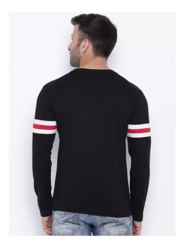 Playera Moderna Manga Larga Deportiva Moda Para Hombre 2227
