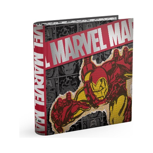 Carpeta Escolar Nº3 Marvel 3 Anillos Oficial Mooving