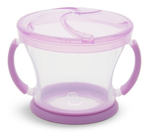 Pocillo Antiderrames Munchkin Snack Catcher, Morado