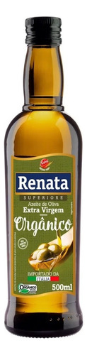 Azeite de Oliva Extra Virgem Orgânico Italiano Renata Superiore Vidro 500ml