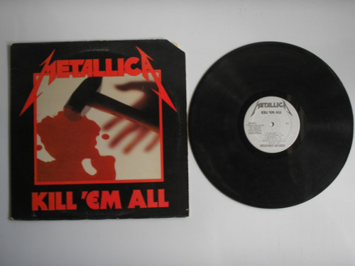 Lp Vinilo Metallica Kill Em All Megaforce Printed Usa 1983