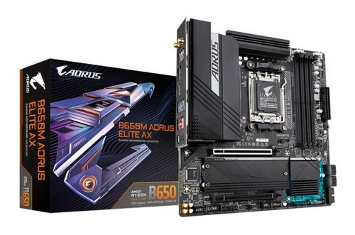 Mother Gigabyte B650m Aorus Elite Ax 1.0 Ddr5 Am5 Wifi Bt