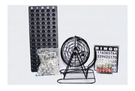 Imagen 3 de 5 de Juego Bingo Familiar Salón Mesa Emtretenimiento Balotas