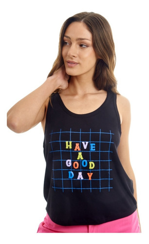 Musculosa Corte Evasé. 