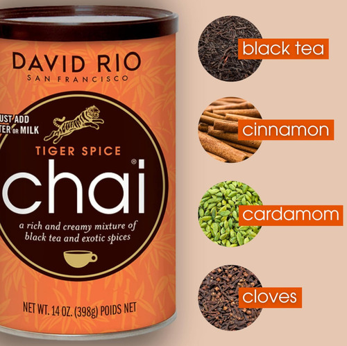 Chai David Rio Tiger Spice Lata 398 Gr (libre De Gluten)