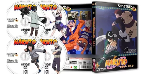 DVDS Naruto Clássico e Naruto Shippuden Completo + 118 Episódios