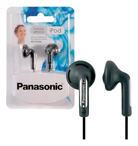 Audifonos Panasonic Earbuds Rp-hv094 Color Negro