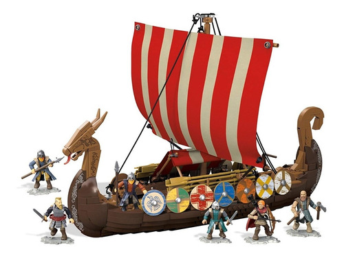 Mega Construx Barco Vikingo