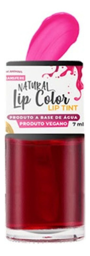 Batom Lip Tint Top Beauty 7ml Natural Lip Color 06 Acabamento Liptint Cor Rosa-chiclete