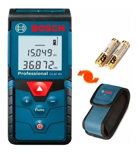 Medidor Láser De Distancias Bosch Glm 40 Professional