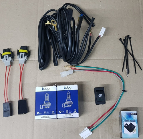 Imagen 5 de 10 de Kit Faro Auxiliar Para Toyota Corolla 2014 15 2016 2017 2018