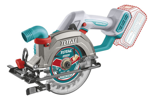 Sierra Circular Total Tsli1402 20v Turquesa 140mm