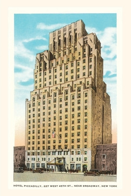 Libro Vintage Journal Hotel Piccadilly, New York City - F...