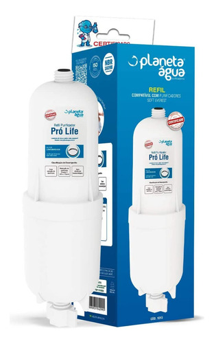Kit 02 Refis Planeta Água Pro Life Compatível Com Everest*
