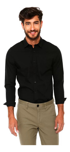 Camisa  Negra Calvin Klein