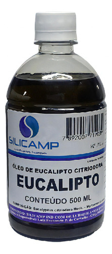  Óleo Essencial Eucalipto Citriodora 100% Puro Natural 500ml