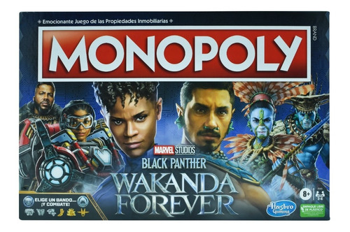 Marvel Monopoly Black Panther Wakanda Forever Hasbro