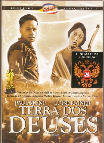 Dvd Terra Dos Deuses, Paul Muni, Luise Rainer Sobre A China+