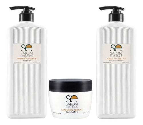 Pack Shampoo-acondicionador-tratamiento Salón Essentials