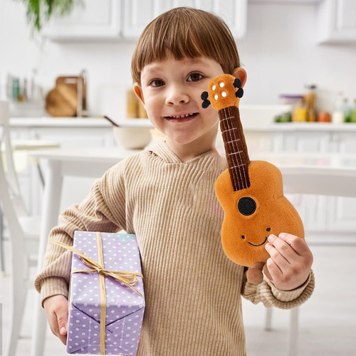 Muñeca De Peluche, Violín, Laúd Chino, Guitarra, Bonito Pelu