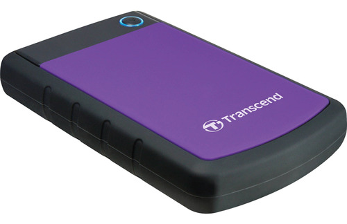 Transcend 2tb Storejet 25h3 External Hard Drive (purple)