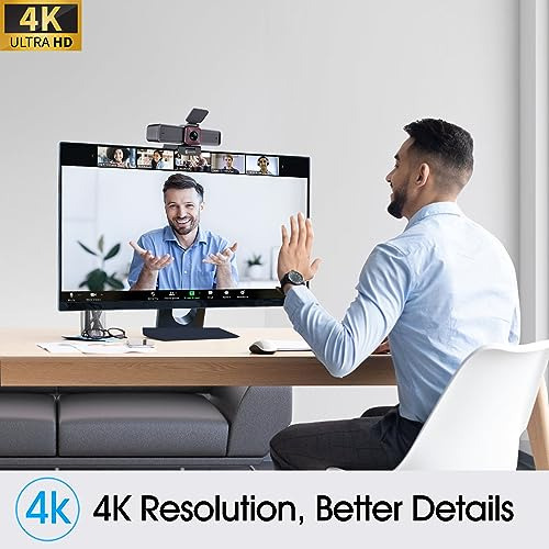 Cámara Web 4k Angetube Con Seguimiento Ia, Control Remoto