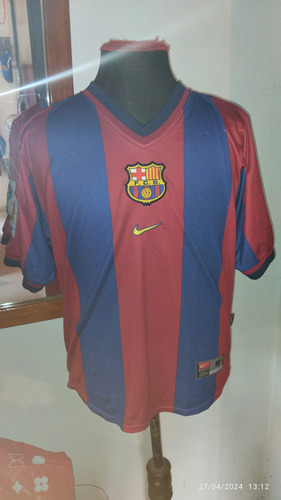 Camiseta Barcelona Nike 2002 Talle M