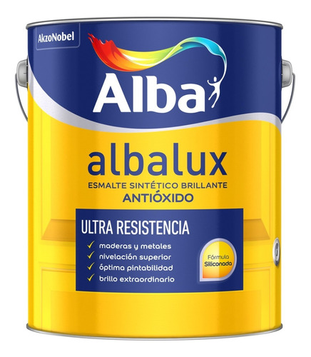 Albalux Esmalte Sintético Brillante Colores A 4 L Ambito