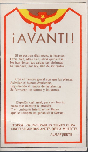 Tarjeta Avanti