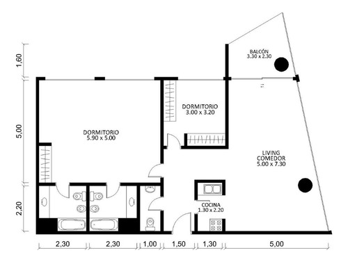 Venta Torre Beruti 4600 - 3 Amb - 112 - Piso Alto - 1 Coch, Vista Al Río - Palermo
