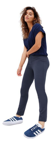 Pantalon Mujer Gap Skinny Ankle Azul