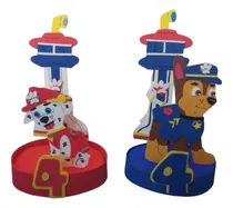 Comprar Adorno Tortas Paw Patrol Goma Eva Paw Patrol Centro De Mesas